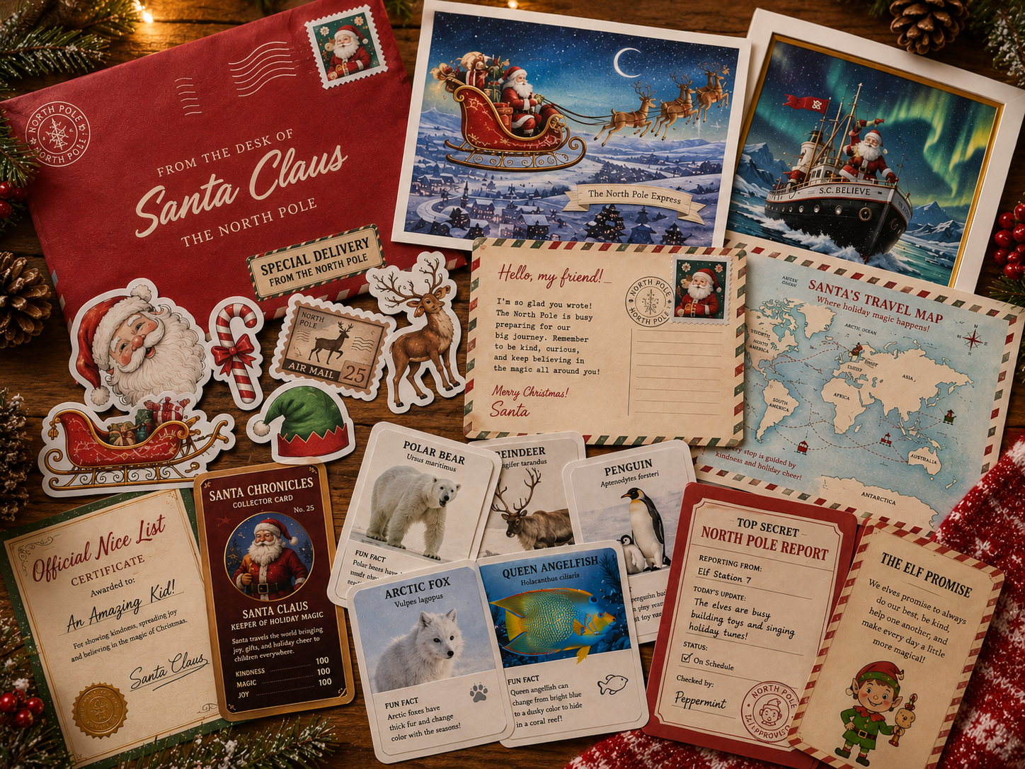 Monthly Mailings From Santa